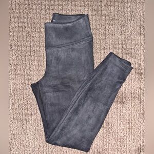 Suede leggings